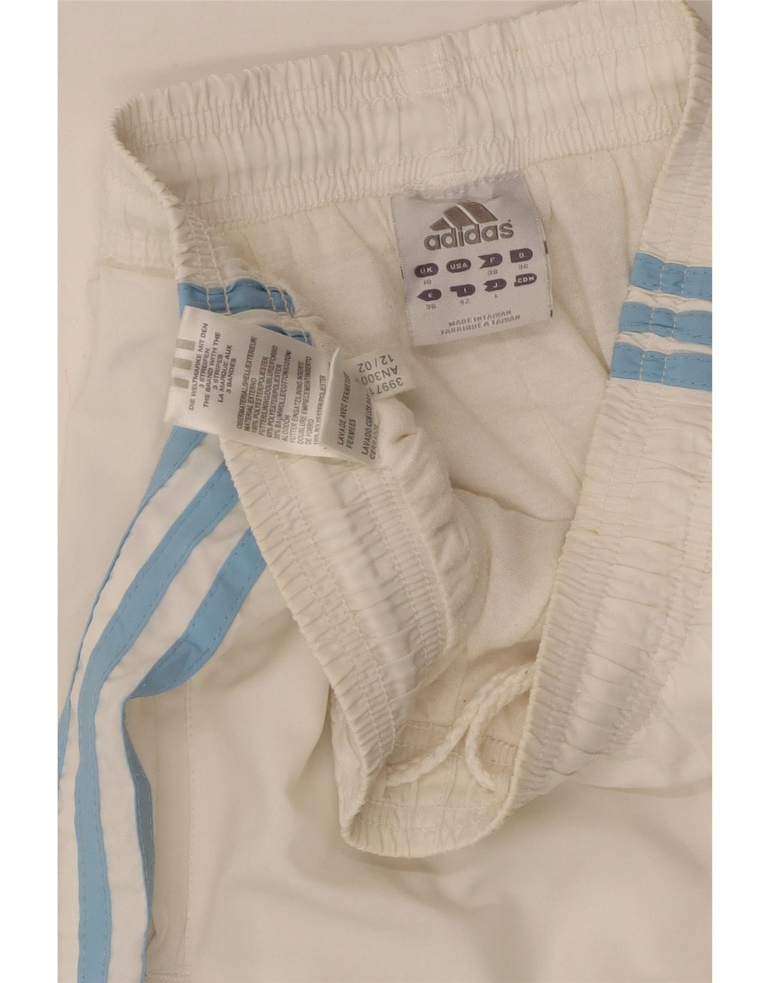 Damskie spodnie dresowe ADIDAS Joggers UK 10 Small White Polyester