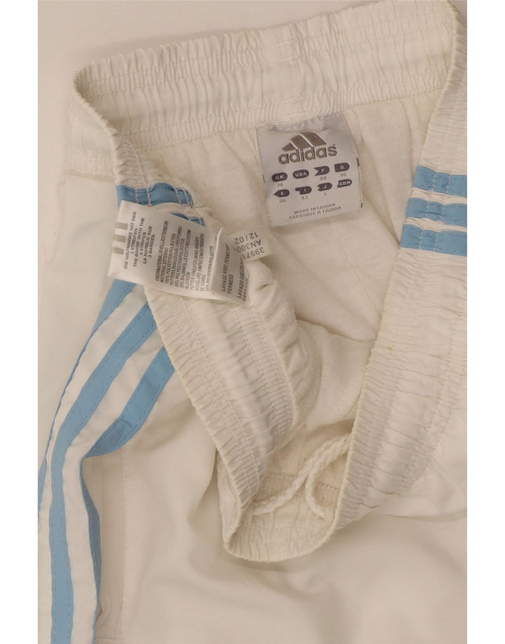 Damskie spodnie dresowe ADIDAS Joggers UK 10 Small White Polyester