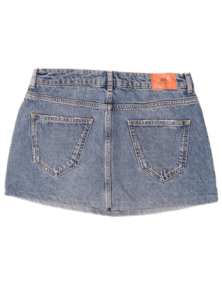 Spódnica jeansowa damska Zara Medium W28 niebieska