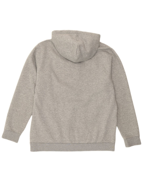 Męski sweter z kapturem i grafiką Jim Spencer 2XL, szary, bawełniany