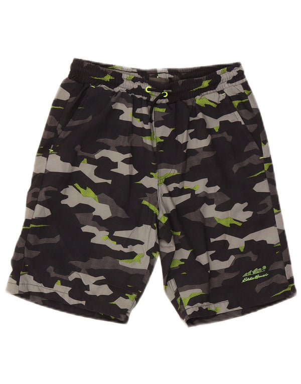 Chłopięce spodenki kąpielowe Eddie Bauer 10-11 lat, średni czarny kamuflaż