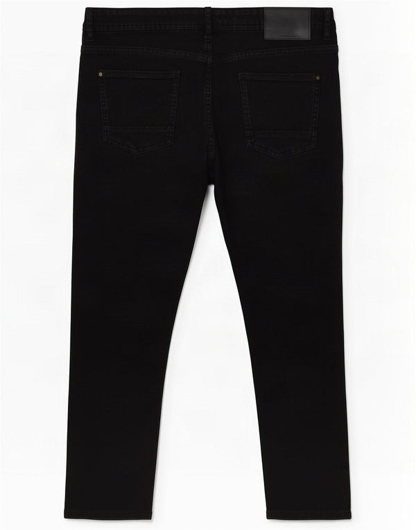 Męskie krótkie dżinsy Zara EU 42 Large W32 L24 Czarne