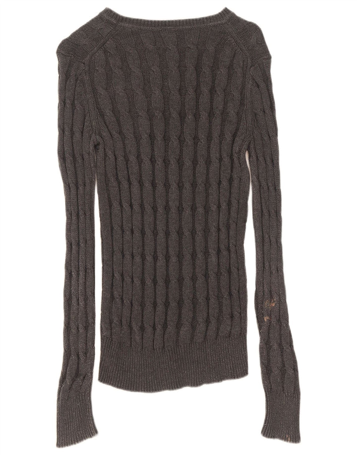 Damski sweter Gap z dekoltem w łódkę UK 14 Średni szary