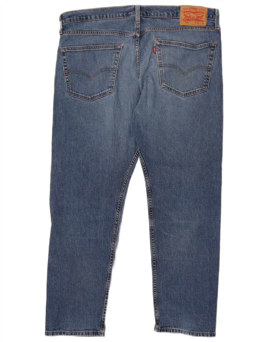 Męskie jeansy Levi's 502 Tapered W36 L30 Niebieskie bawełniane