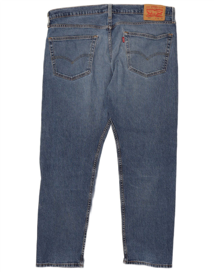 Męskie jeansy Levi's 502 Tapered W36 L30 Niebieskie bawełniane
