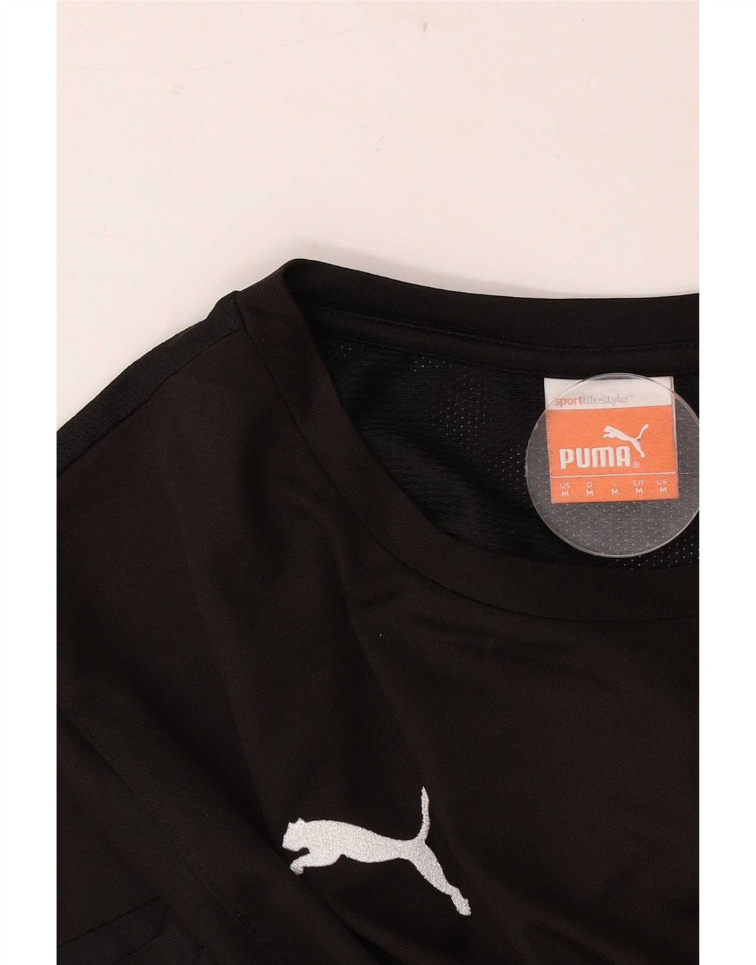 T-shirt męski Puma Top, średni czarny, blok kolorów