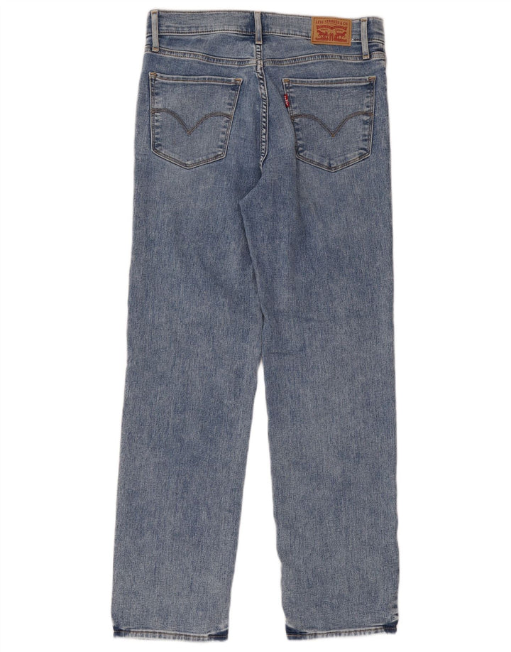 Damskie dżinsy Levi's 314 Shaping Straight W27 L30 Niebieska bawełna