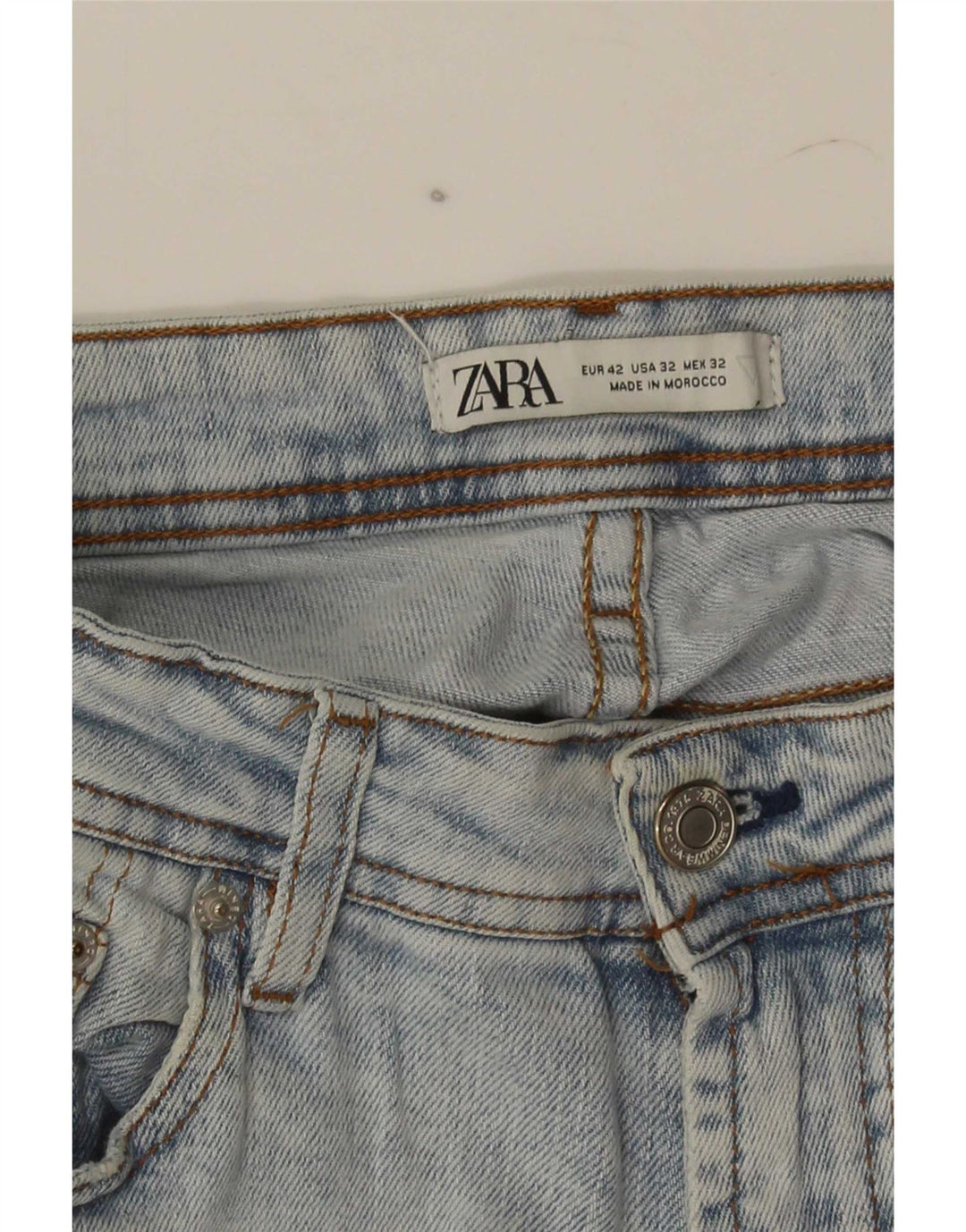 Męskie jeansy Zara Slim EU 42 Large W32 L29 Niebieskie