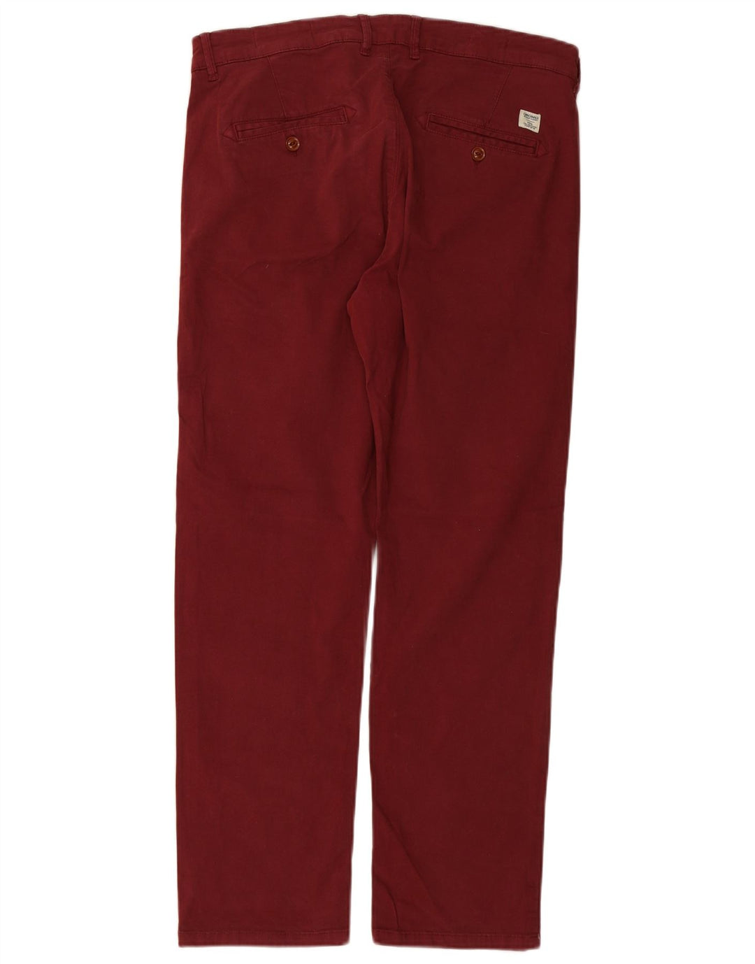 Męskie spodnie chino JACK & JONES Slim Fit W34 L30 Bordowa bawełna