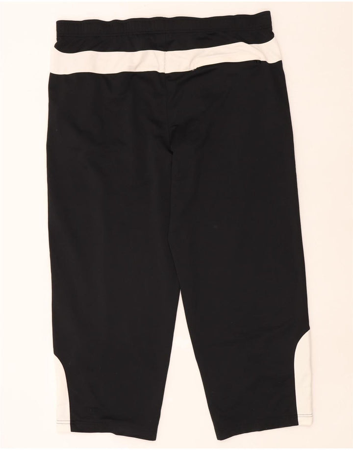 Męskie spodnie dresowe Nike Crop, 2XL, czarny poliester z blokami kolorów