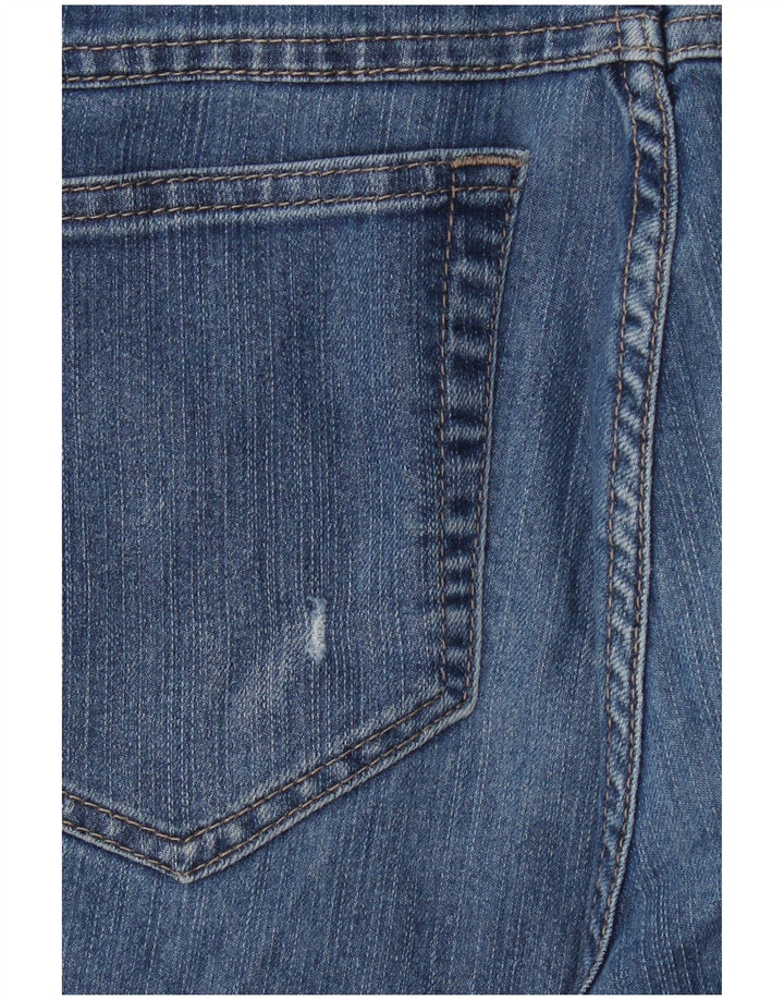 Damskie jeansy Lee Riders Capri W34 L18 Niebieskie