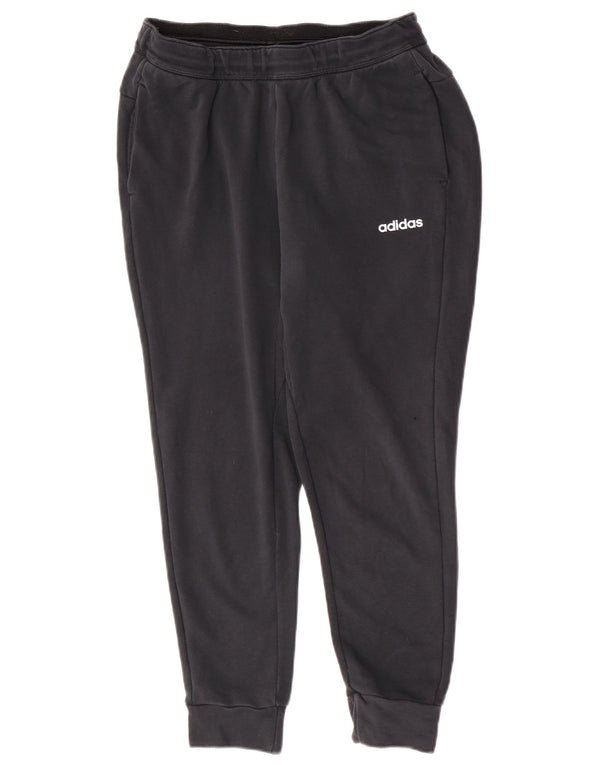 Damskie spodnie dresowe Adidas Joggers UK 12/14 Średnia czarna bawełna