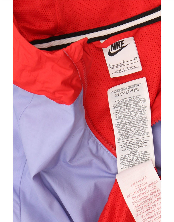 Chłopięca kurtka dresowa NIKE 13-14 lat XL, wielokolorowa, z blokami kolorów