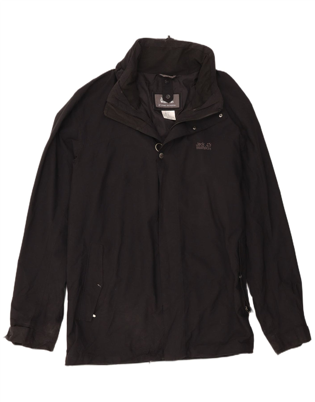 Męska kurtka wiatrówka Jack Wolfskin UK 50 3XL Czarny poliamid