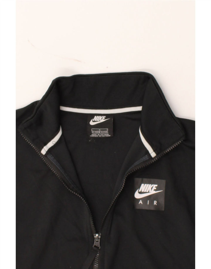 NIKE Boys Tracksuit Top Jacket 12-13 Years Large Black Polyester Vintage Nike and Second-Hand Nike from Messina Hembry 