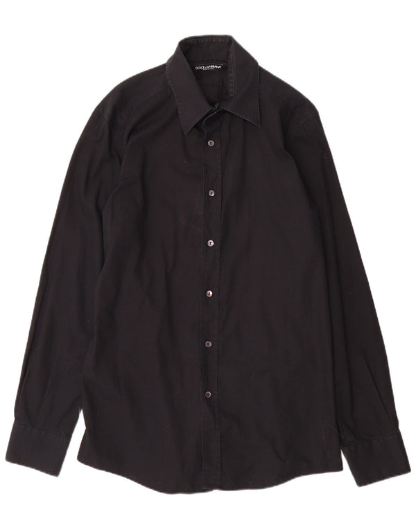 Dolce & Gabbana Mens Shirt Size 41 16 Large Black