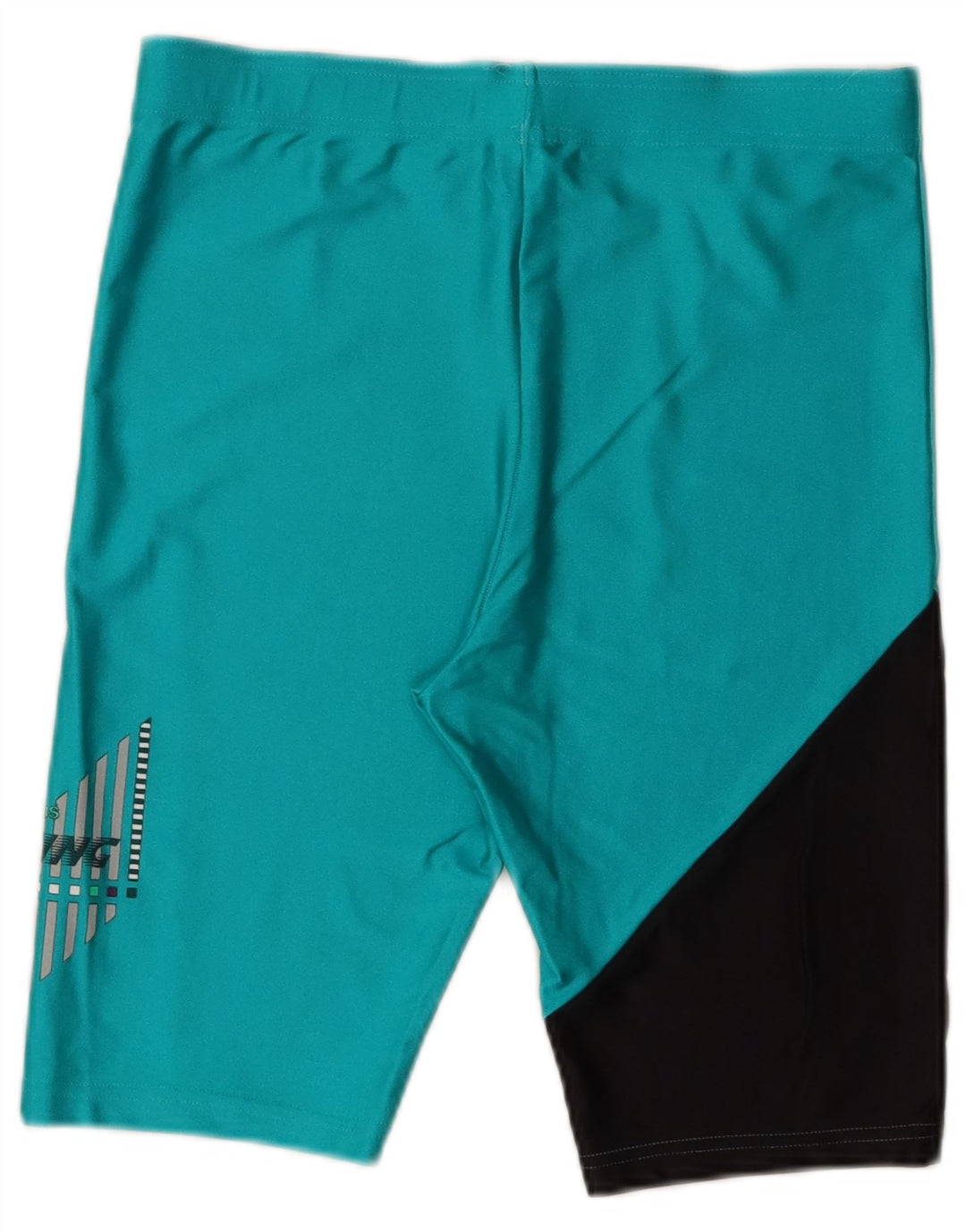 ADIDAS Mens Graphic Sport Shorts Large Turquoise Colourblock Polyamide