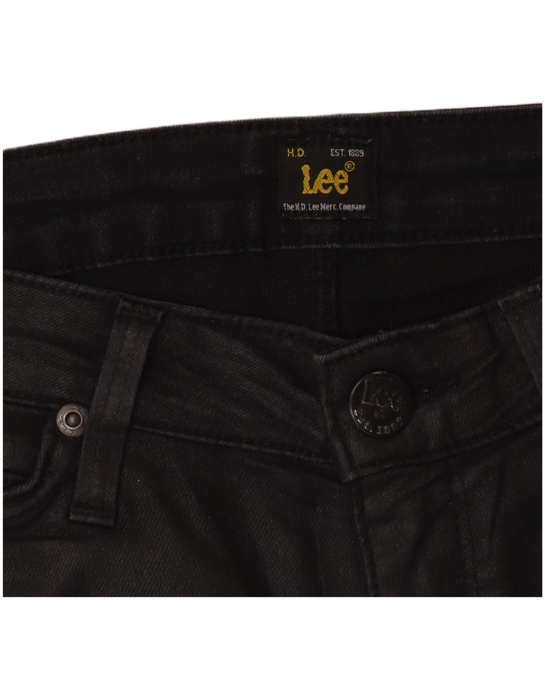 LEE Womens Skinny Jeans W28 L29 Black