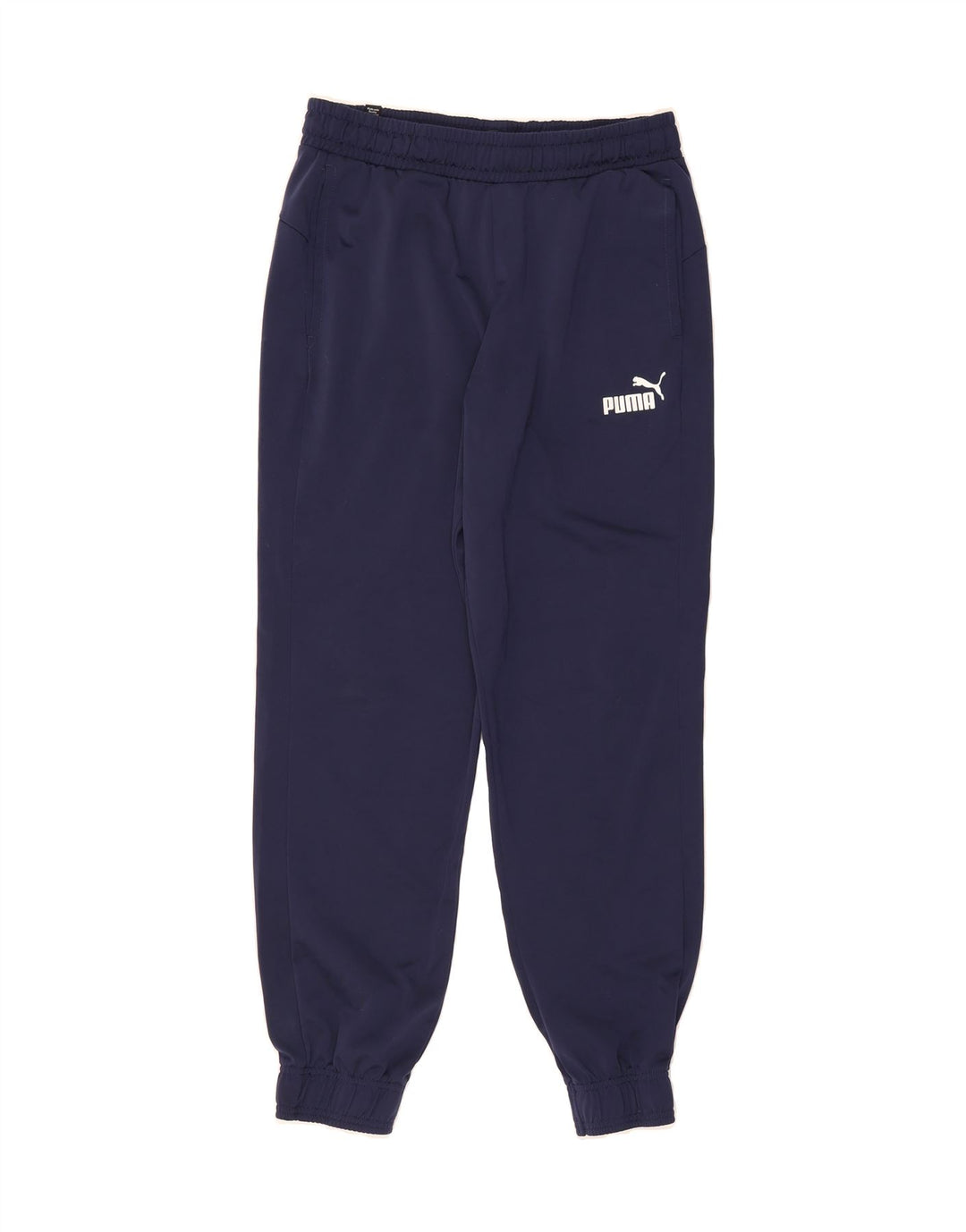 PUMA Mens Tracksuit Trousers Joggers Medium  Navy Blue Polyester Vintage Puma and Second-Hand Puma from Messina Hembry 