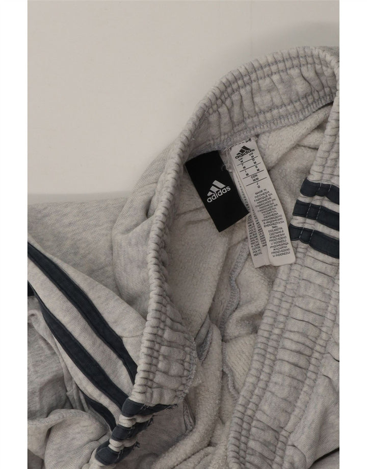 Adidas Męskie spodnie dresowe Joggery Średnioszare, bawełniane nakrapiane