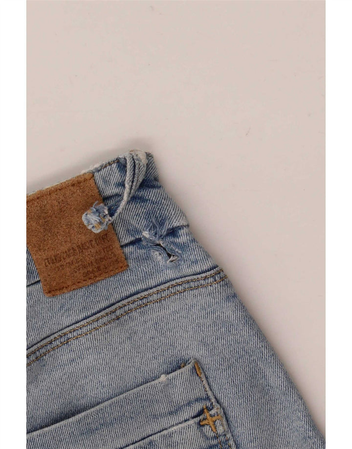 Damskie jeansy Zara w trudnej sytuacji EU 38 Small W28 L28 Niebieskie