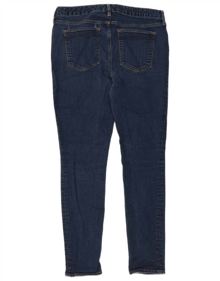 EDDIE BAUER Damskie Dżinsy Skinny US 12 Large W32 L28 Niebieskie