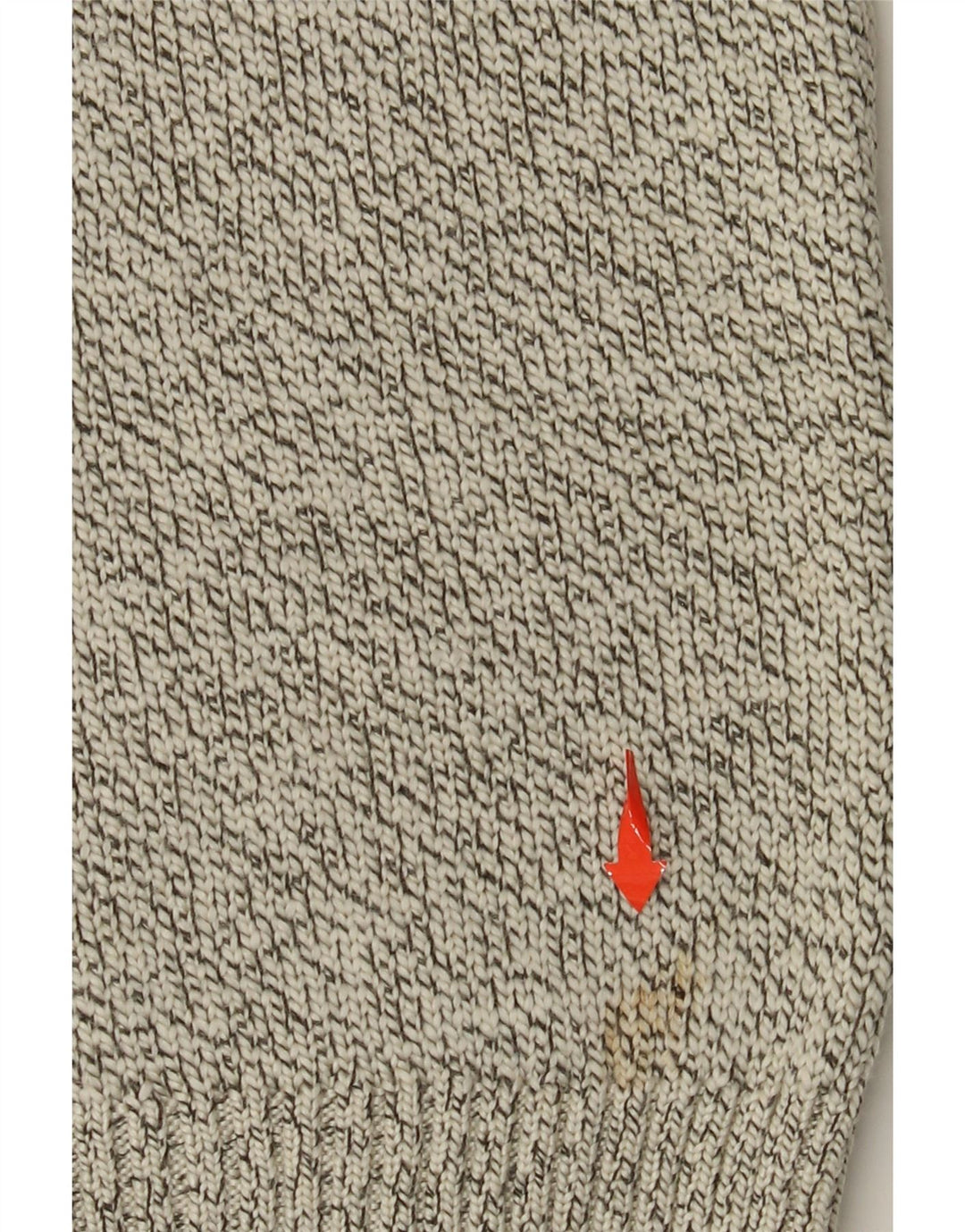 SUPERDRY Męski sweter z okrągłym dekoltem, duży, beżowy, nakrapiany akryl