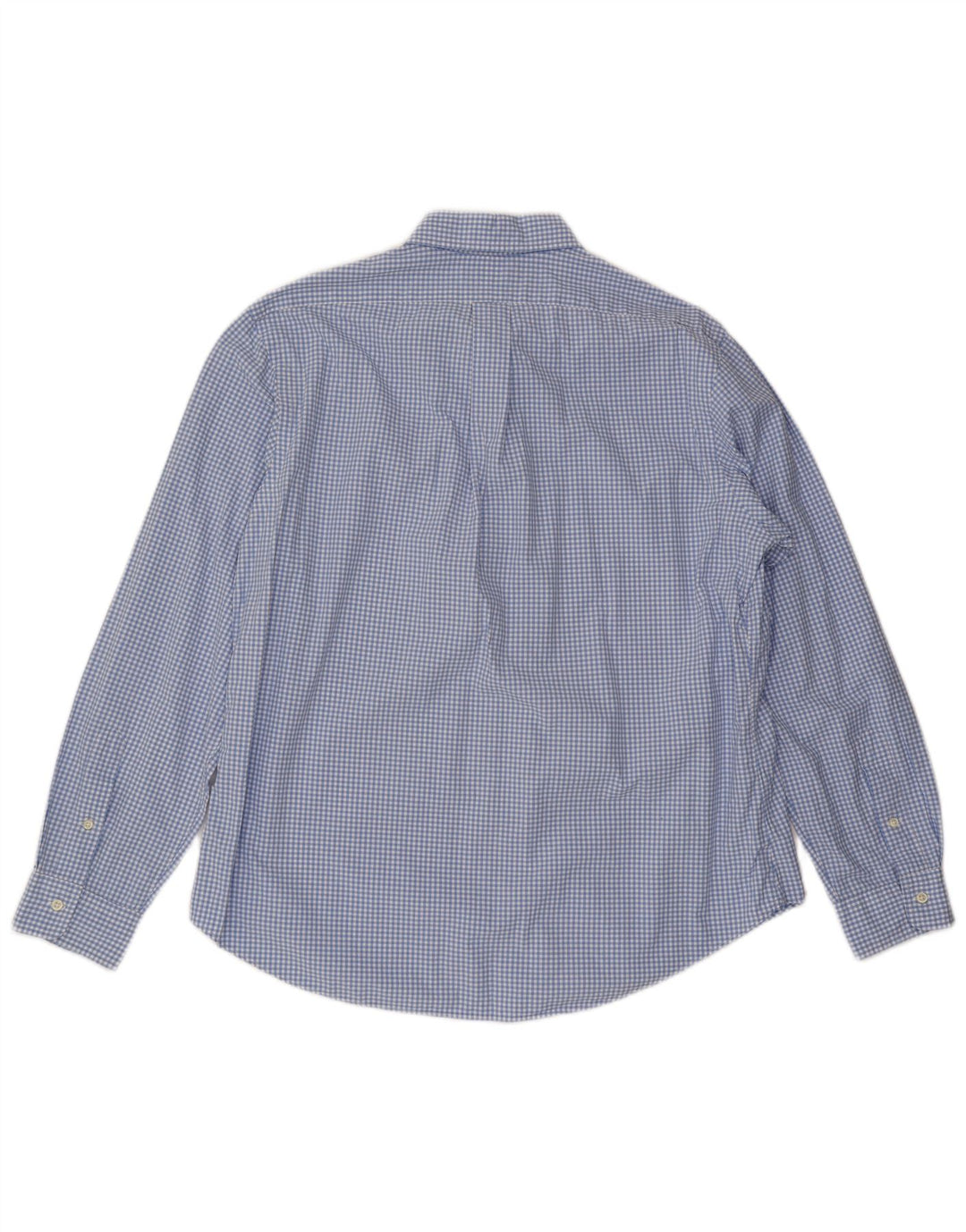 POLO RALPH LAUREN Męska koszula o dopasowanym kroju XL, niebieska bawełniana kratka