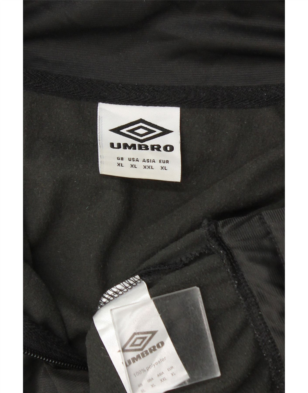 Męska kurtka dresowa Umbro z grafiką XL, szary, poliester z blokami kolorów