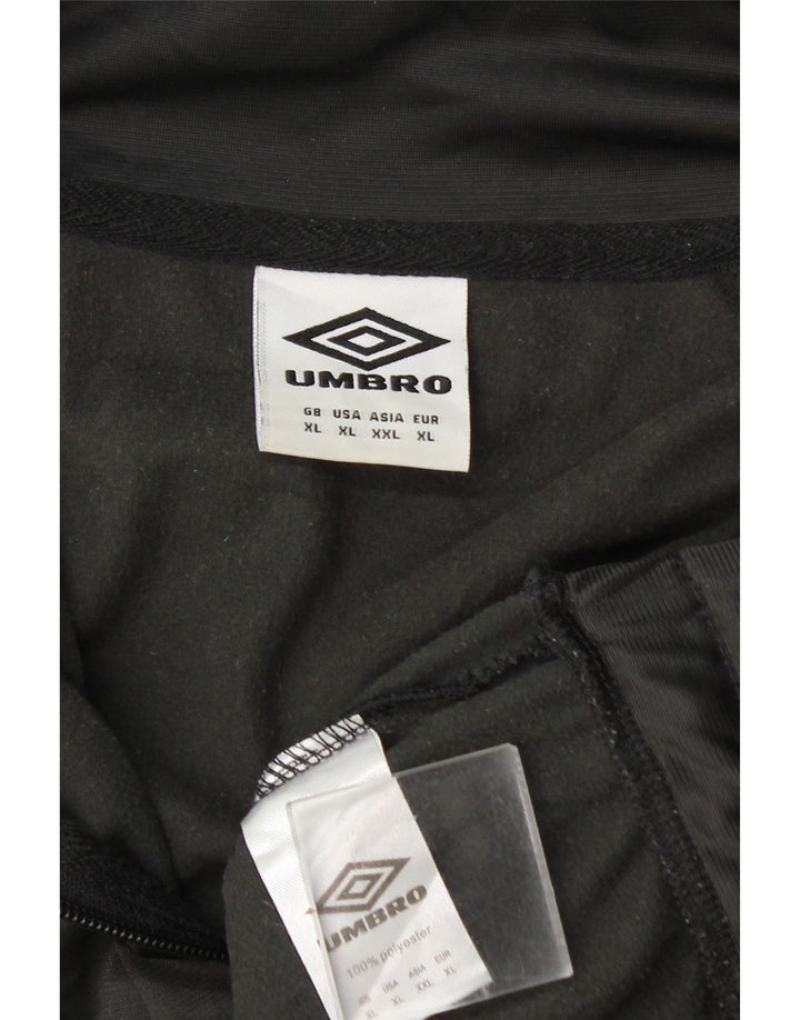 Męska kurtka dresowa Umbro z grafiką XL, szary, poliester z blokami kolorów