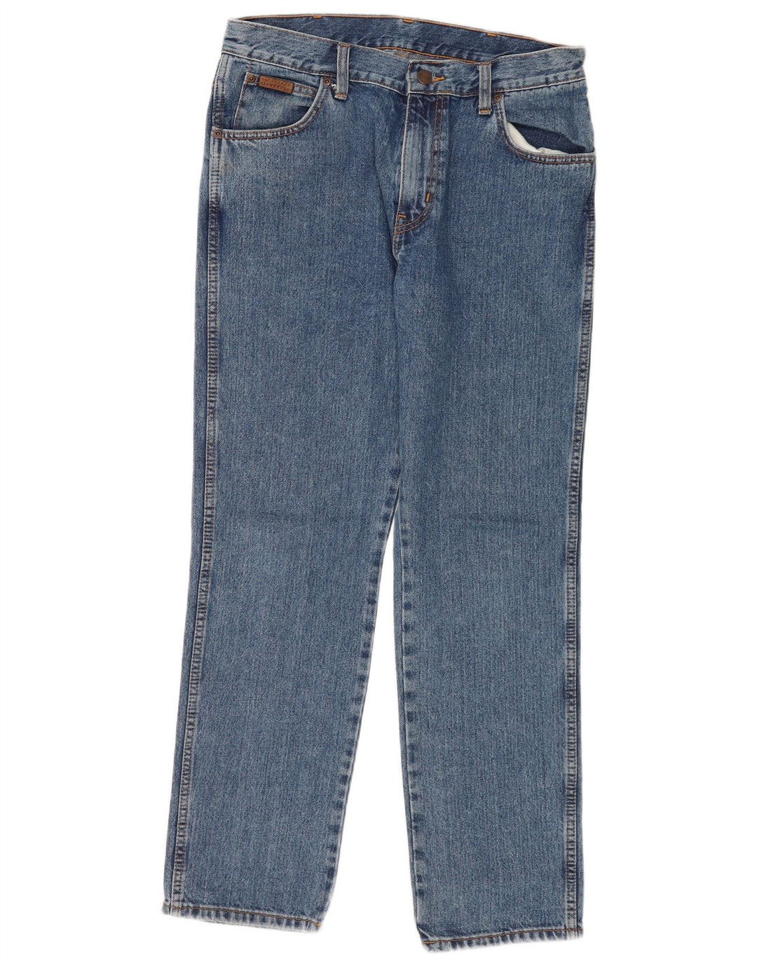 Męskie jeansy Wrangler Texas Straight W32 L30 Niebieskie bawełniane