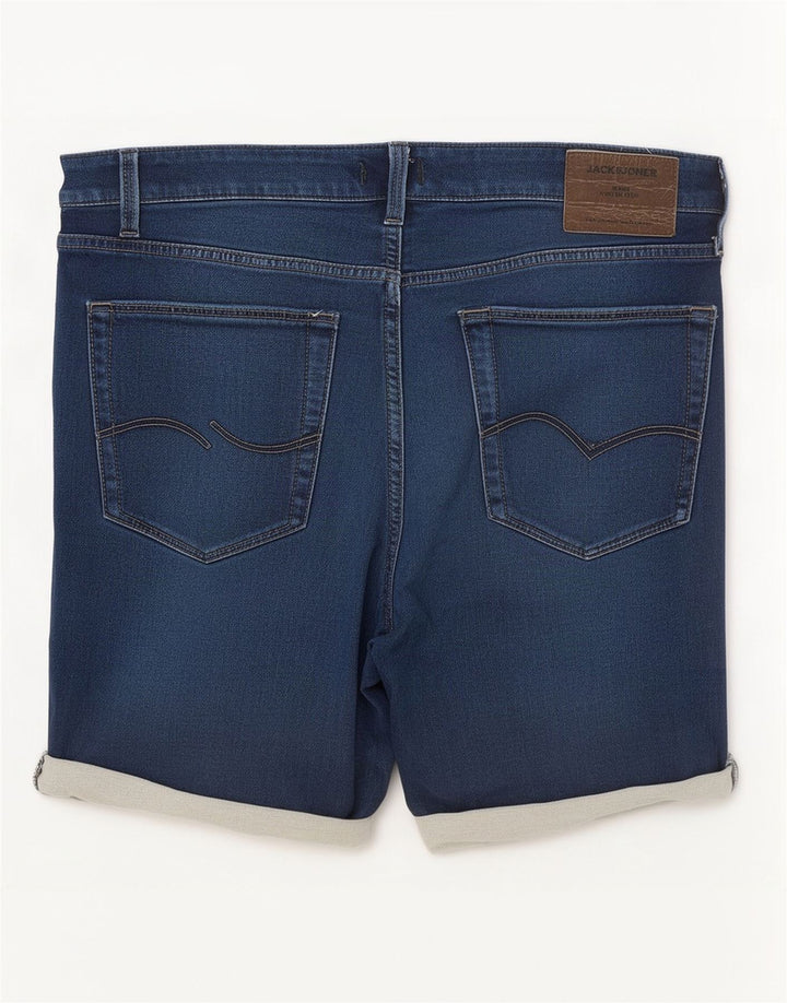 Męskie spodenki jeansowe Jack & Jones, duże, W34, niebieskie, bawełniane
