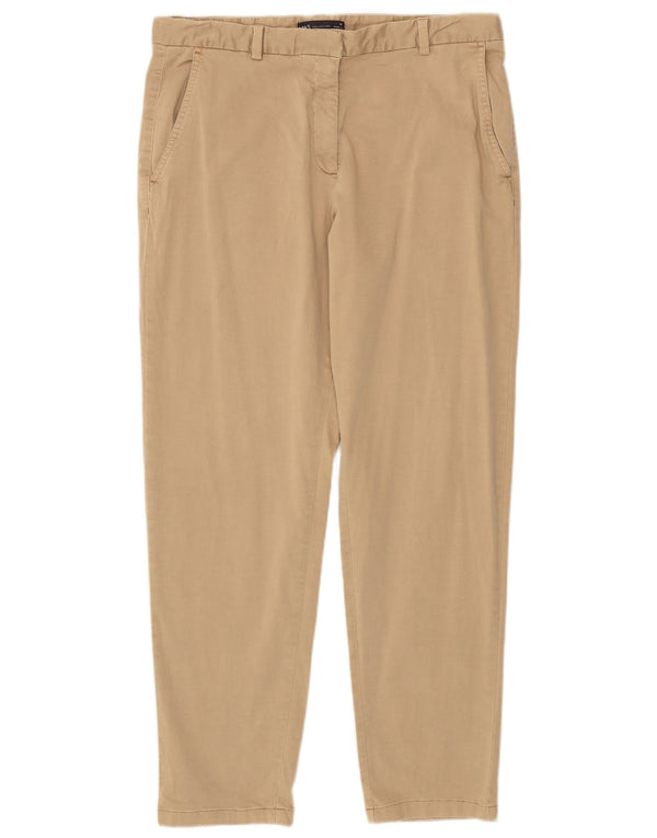 Spodnie Chino Marks & Spencer Damskie UK 14 Duże W34 L29 Beżowe Bawełniane