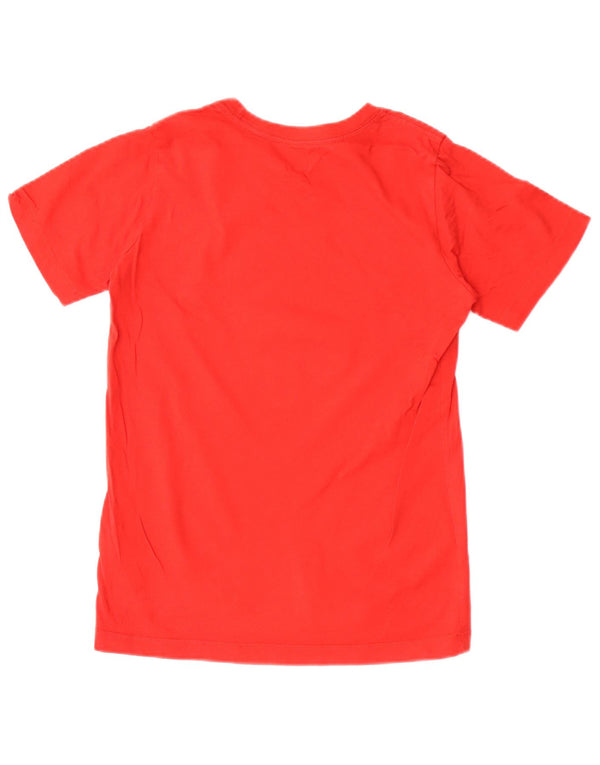 Chłopięcy T-shirt z grafiką Nike na 12-13 lat, duży, czerwony, bawełniany