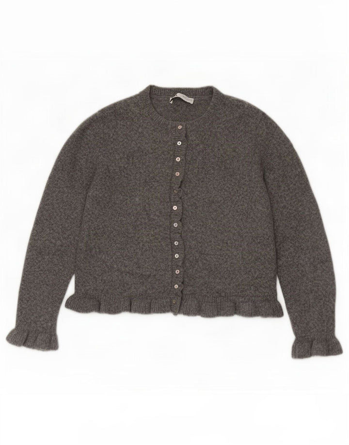 Sweter damski Zara Cardigan UK 16, duży, szary poliester