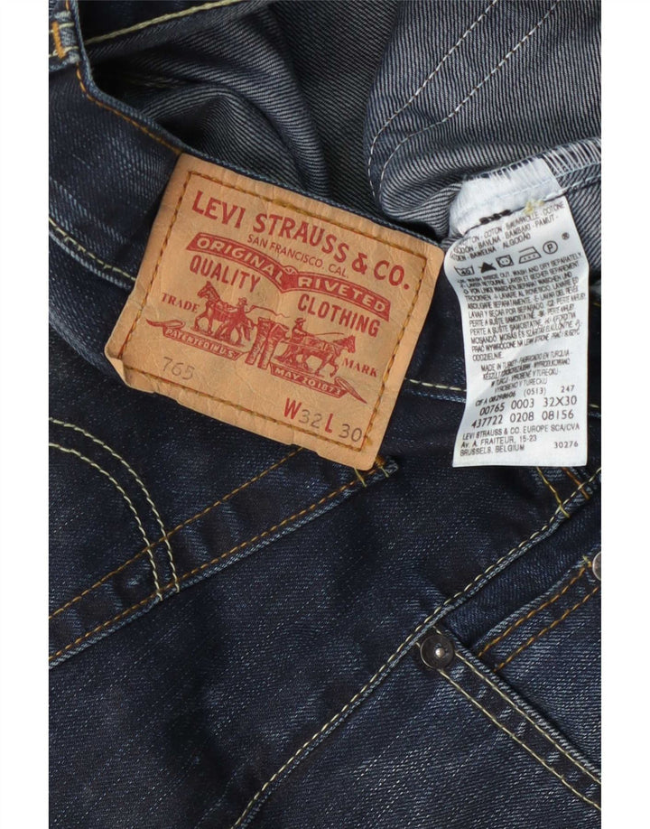 Męskie jeansy Levi's 765 Flared W32 L30 Granatowa bawełna