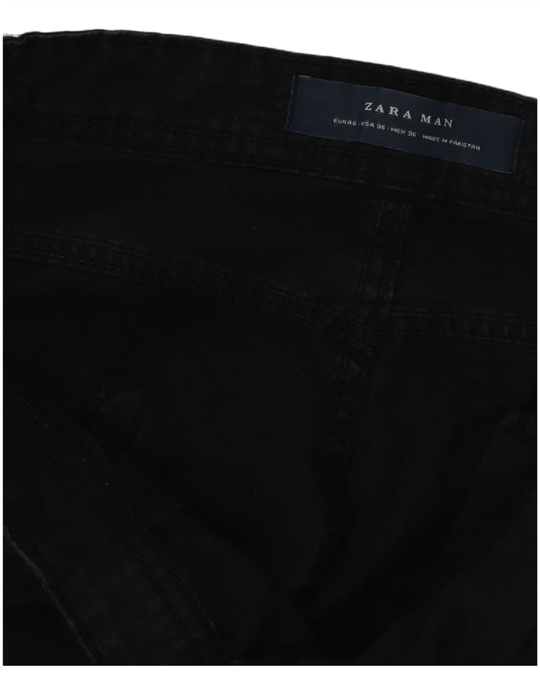 Męskie jeansy slim fit Zara EU 46 XL W36 L31 czarne