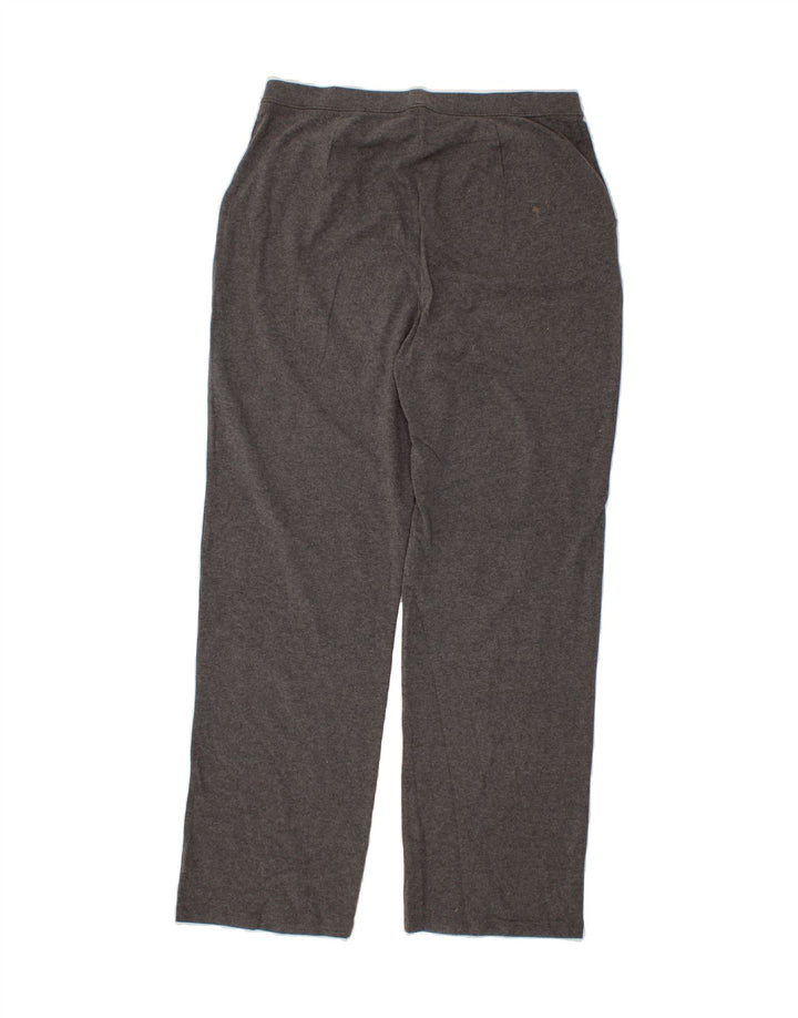 L.L.BEAN Womens Tall Tracksuit Trousers UK 14 Medium Grey Cotton Vintage L.L.Bean and Second-Hand L.L.Bean from Messina Hembry 