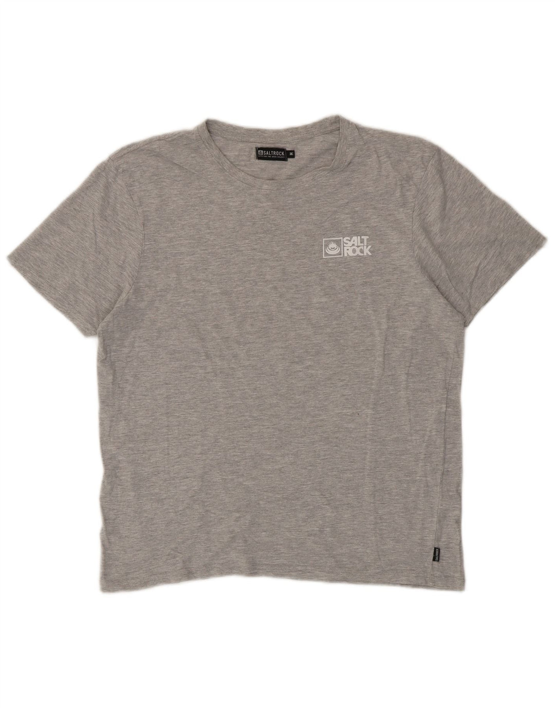T-shirt męski Saltrock Top, średnioszary, bawełniany