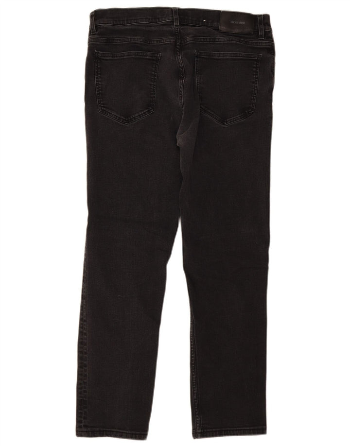 Męskie jeansy typu slim Trussardi W34 L28 Szara bawełna