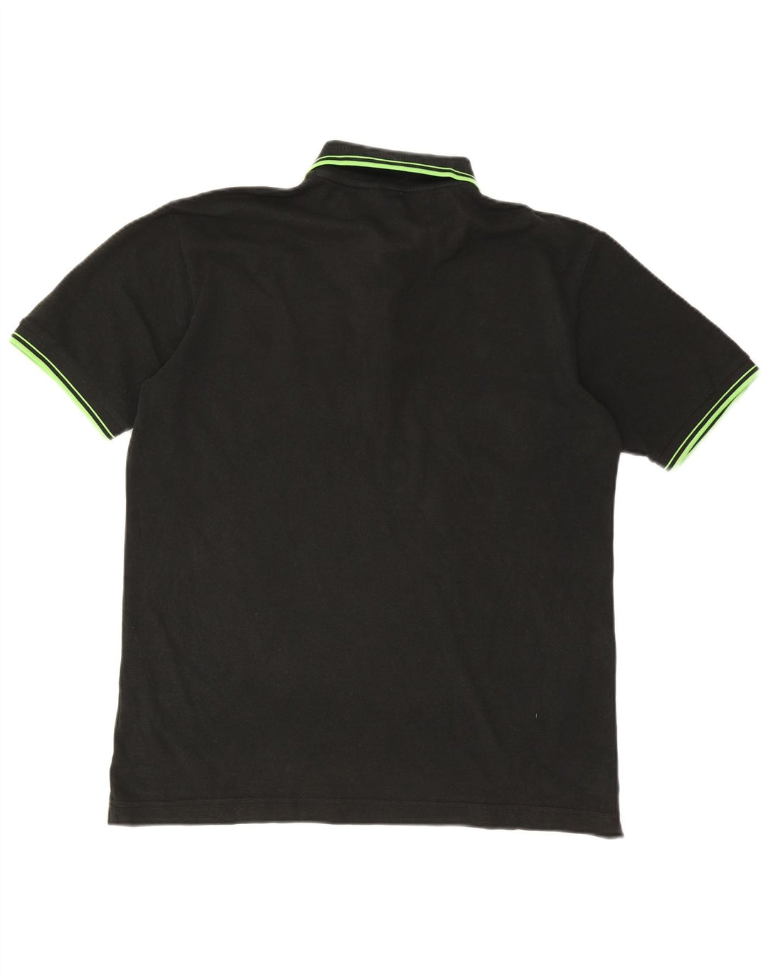 Męska koszulka polo KAPPA, duża, czarna, bawełniana