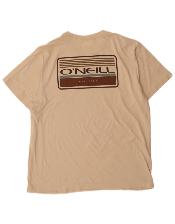 O'Neill Mens Standard Fit Graphic T-Shirt Top XL Beige