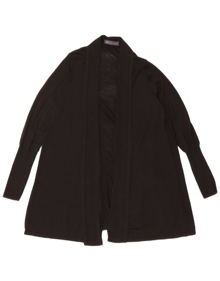 Marks & Spencer Damski sweter rozpinany o długim kroju, UK 12, średni czarny