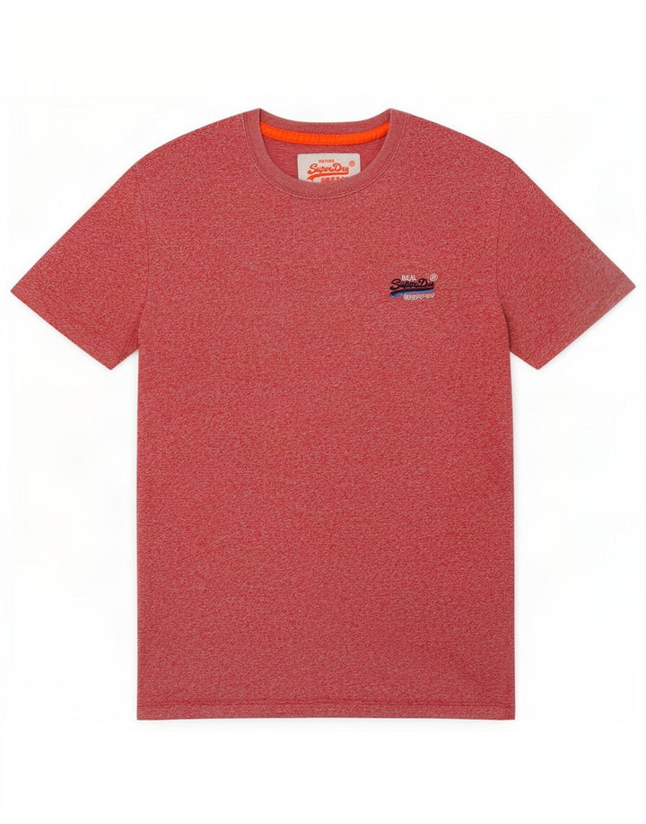 Męski T-shirt Superdry XS, czerwony, nakrapiany