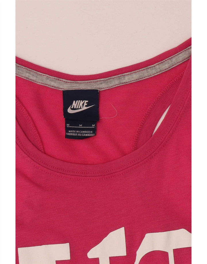 Damska kamizelka z grafiką Nike, UK 14, średni róż