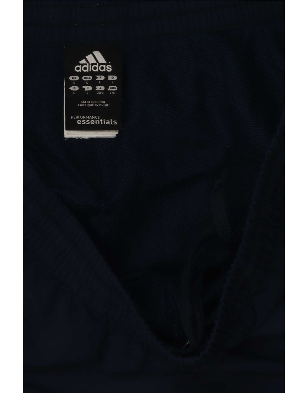 Męskie spodenki sportowe Adidas Climalite, duże, granatowe, z poliestru