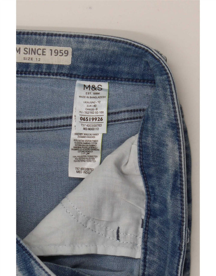 Damskie spodenki jeansowe Marks & Spencer UK 12 Medium W31 Niebieskie, bawełniane