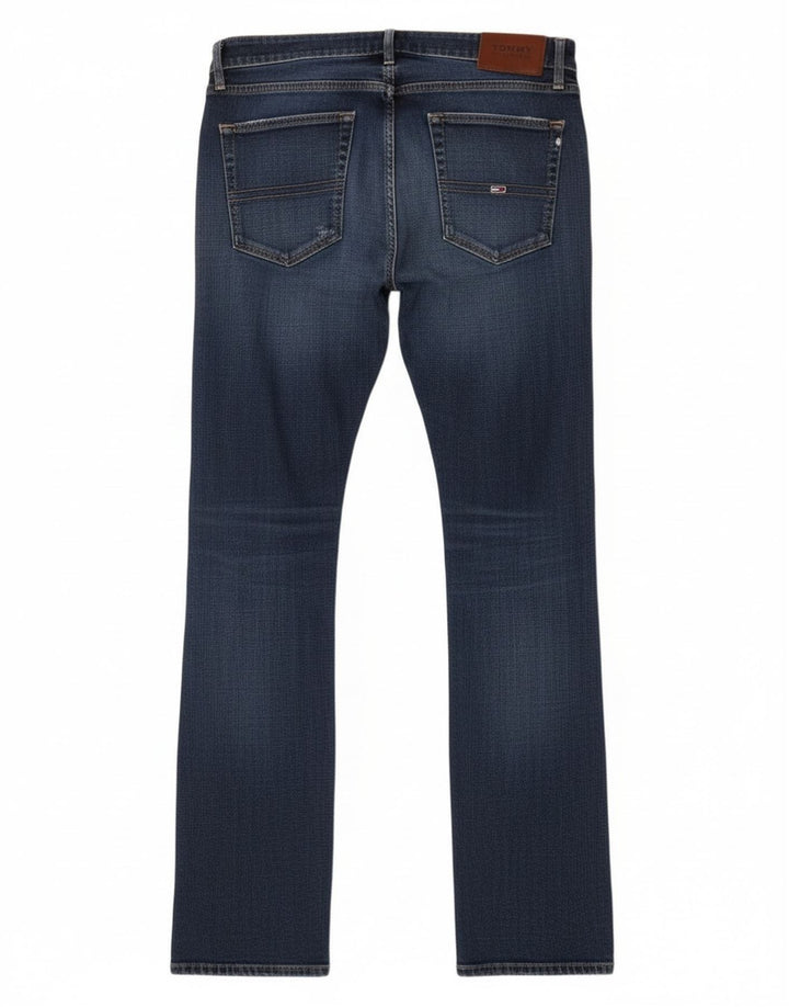 Męskie jeansy Bootcut Tommy Hilfiger W32 L36 Niebieskie