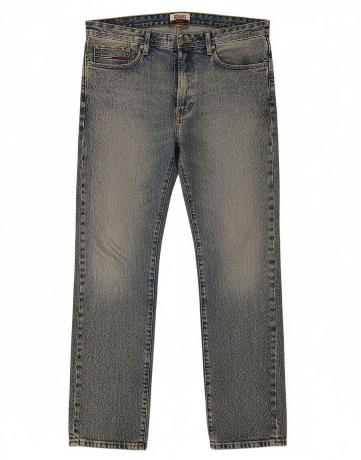 Męskie proste dżinsy Tommy Hilfiger W34 L34 niebieskie