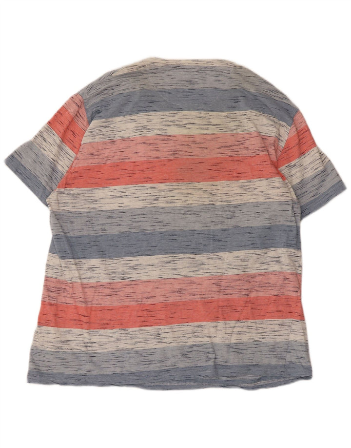 T-shirt męski James Pringle, duży, wielokolorowy, bawełniany w paski